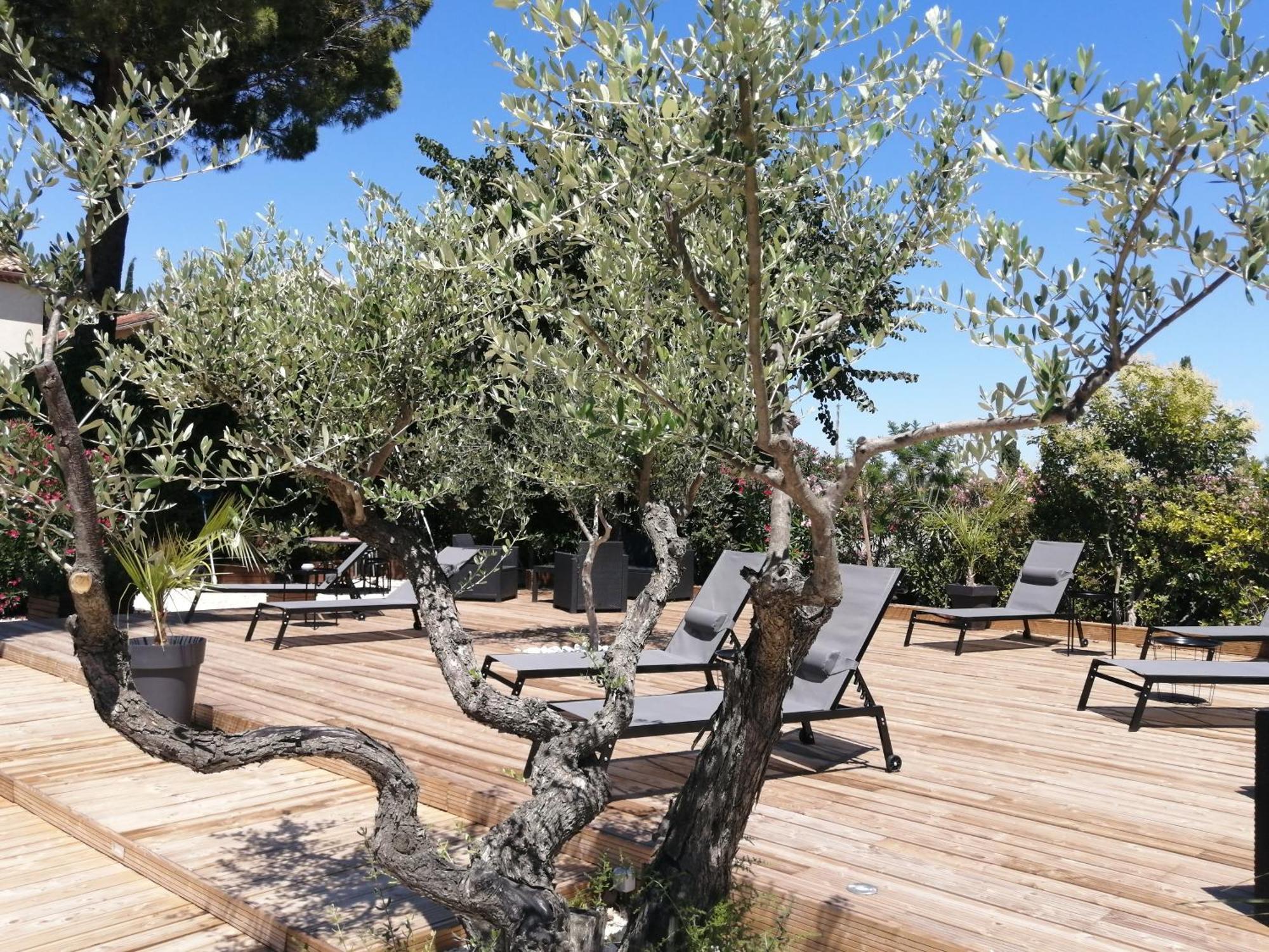A L'Oree Des Vignes Montady Exterior foto